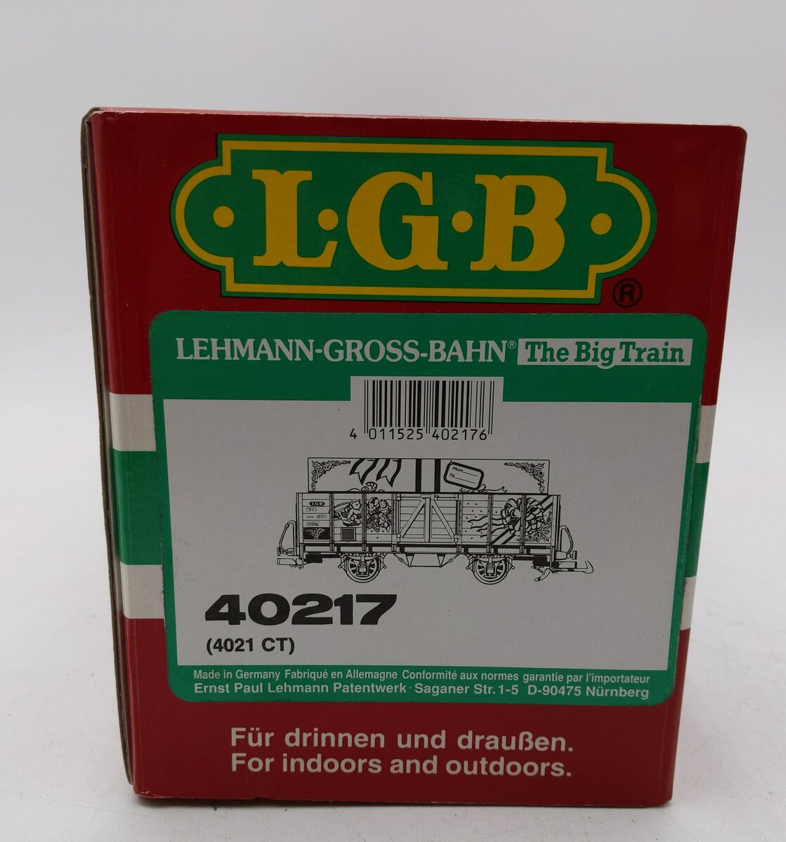 LGB 40217 G Gauge Christmas Gondola LN/Box