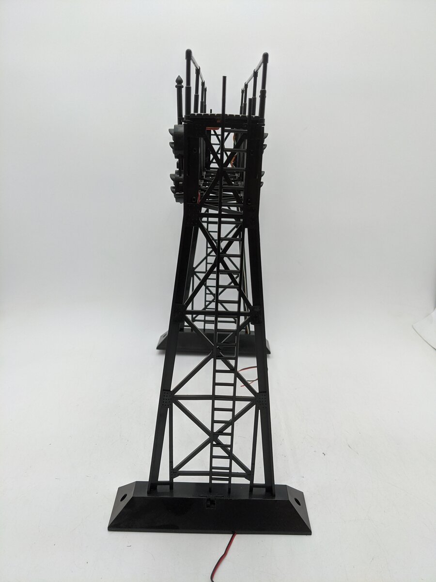 Aristo-Craft 7110 G Gauge Signal Bridge With Lights For 2 Tracks EX