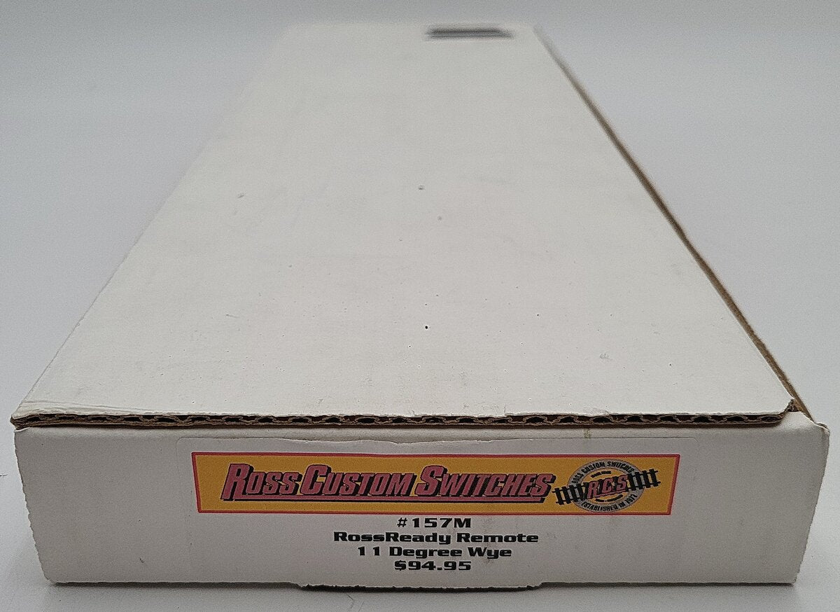 Ross #157M 11° Wye with DZ-1000 Remote Switch Turnout EX/Box