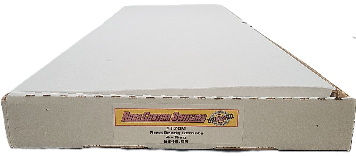 Ross 170M Four Way Switch Turnout with Dz1000s EX/Box