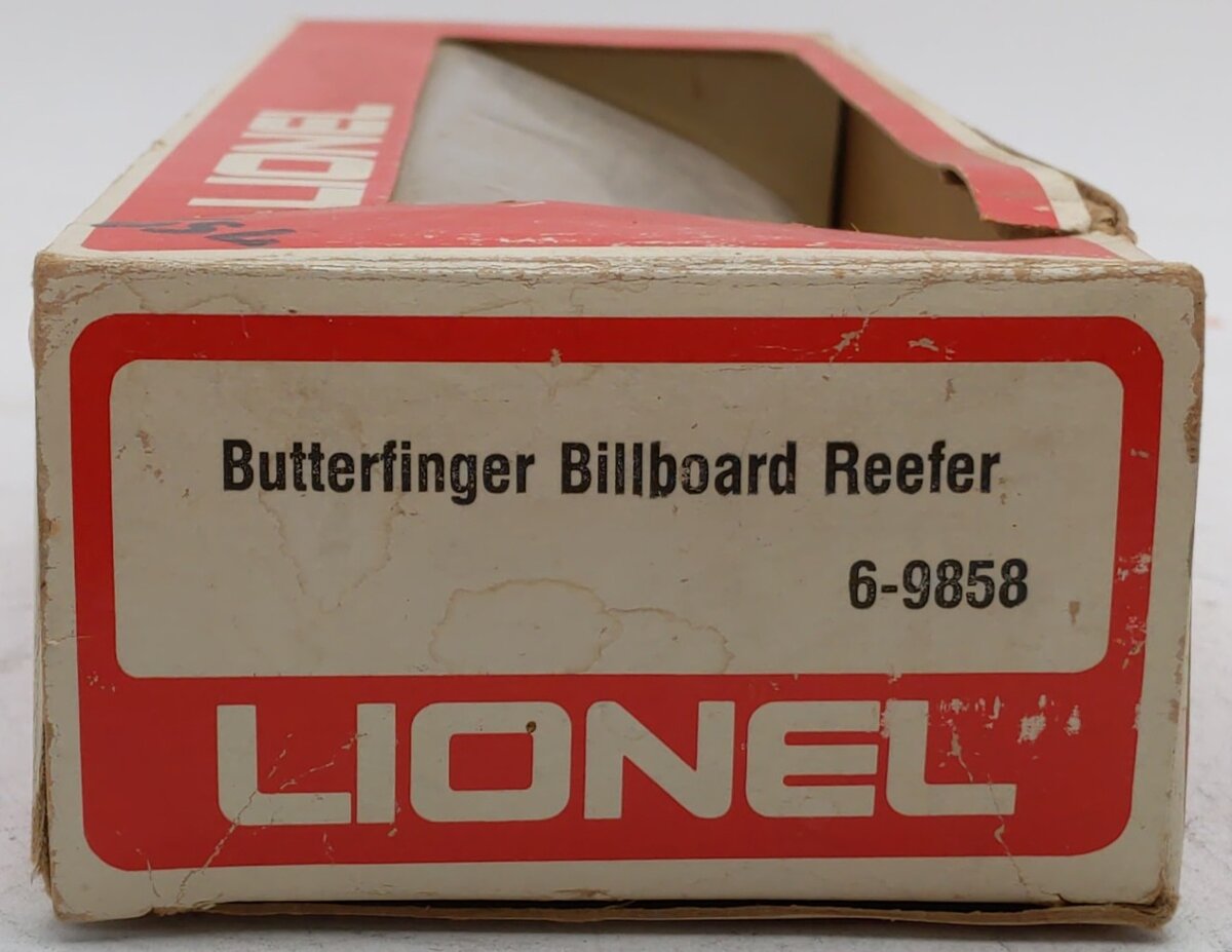 Lionel 6-9858 O Gauge Butterfinger Billboard Reefer Car EX/Box