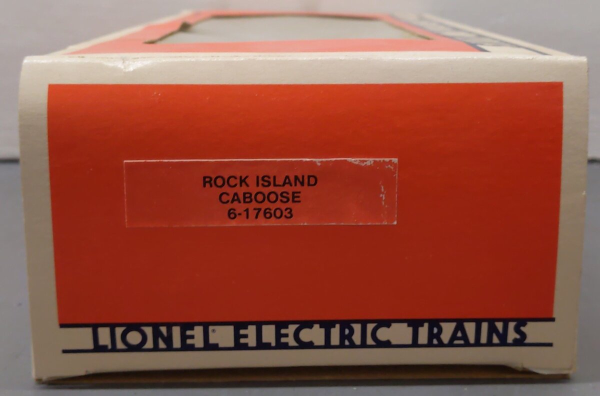 Lionel 6-17603 O Gauge Rock Island Woodside Caboose #17603 EX/Box