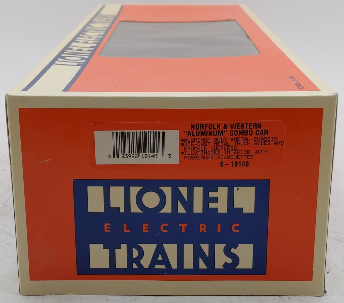 Lionel 6-19140 O Gauge Norfolk & Western Aluminum Combine Car #494 EX/Box
