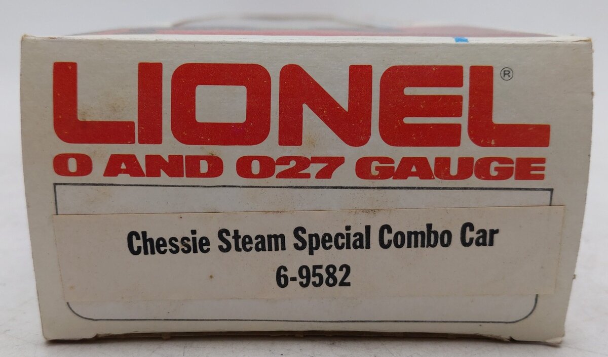 Lionel 6-9582 O Gauge Chessie Steam Special Combination Car #9582 EX/Box