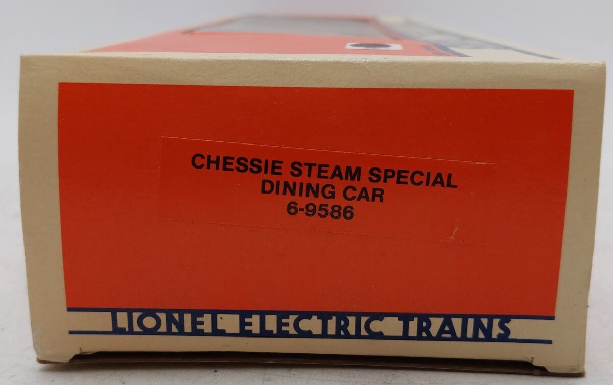 Lionel 6-9586 O Gauge Chessie Steam Special Dining Car #9586 EX/Box