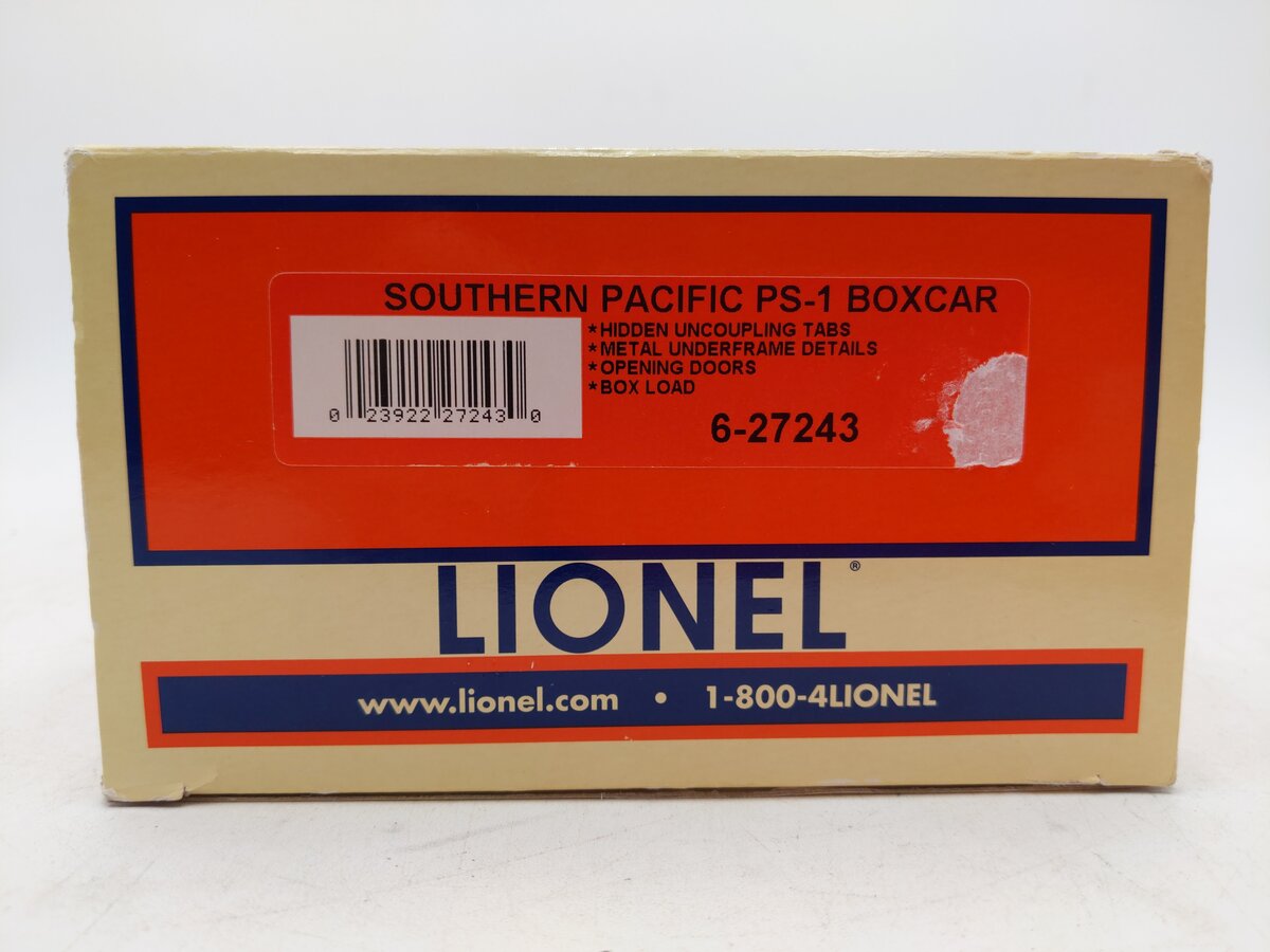 Lionel 6-27243 O Gauge Southern Pacific PS-1 Boxcar #128131 EX/Box