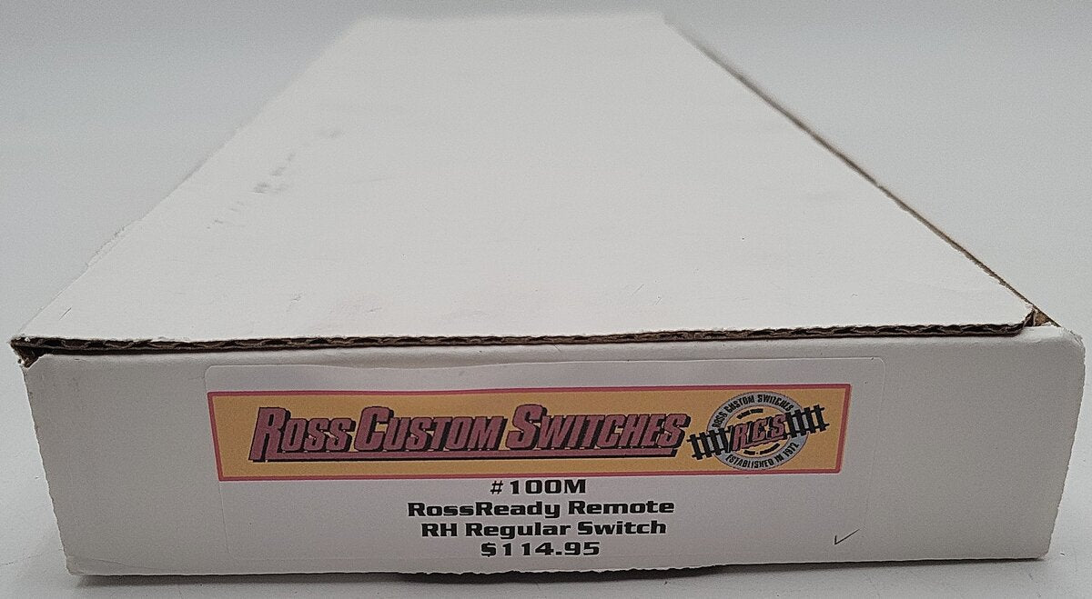 Ross 100M Regular 11° Right Hand with DZ-1000 Remote Switch Turnout EX/Box