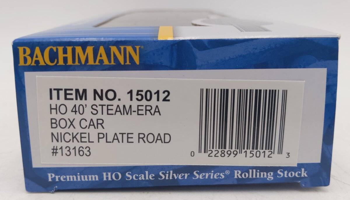 Bachmann 15012 HO Nickel Plate Road Steam Era 40' Box Car #13163 LN/Box