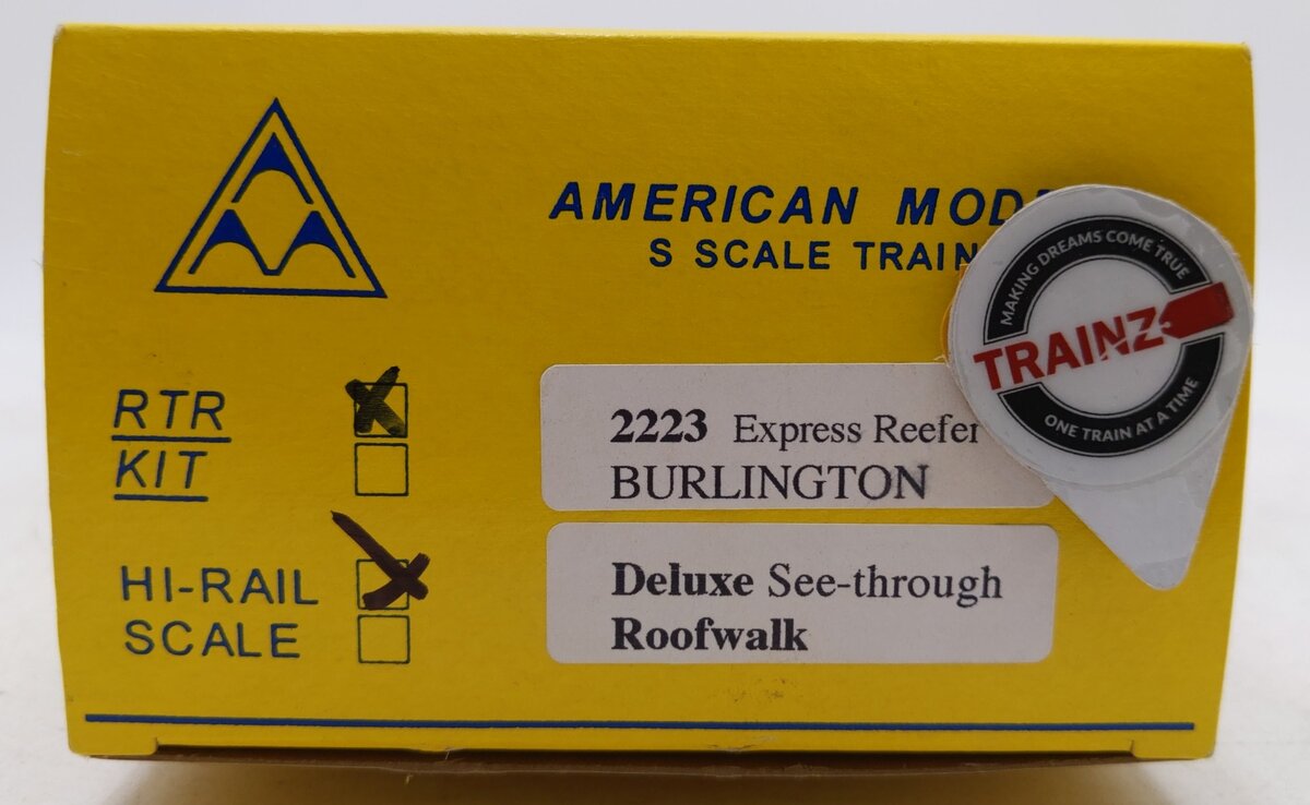 American Models 2223 S Burlington Express Reefer #79227 LN/Box