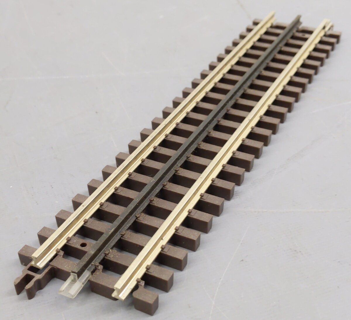 Atlas 6050 O Gauge Nickel Silver 10" Straight Track W/Brown Ties (27) VG