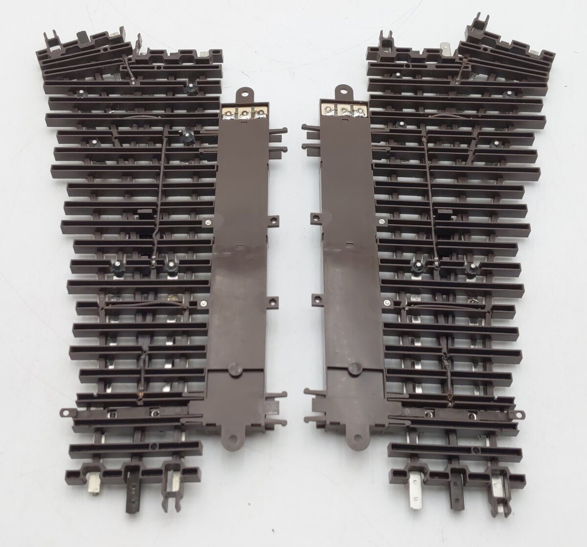 Atlas 6070/6071 O54 Nickel Silver Left & Right Hand Remote Switch Turnout Pair VG