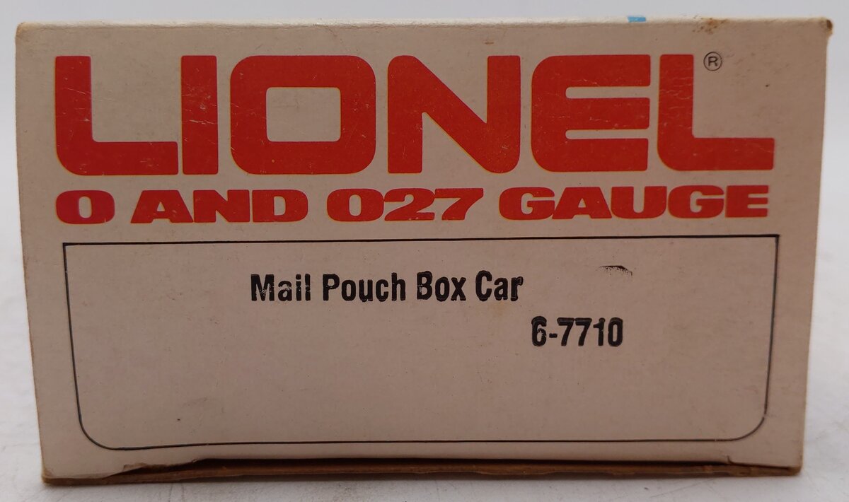 Lionel 6-7710 O Gauge Mail Pouch Refrigerator Car EX/Box