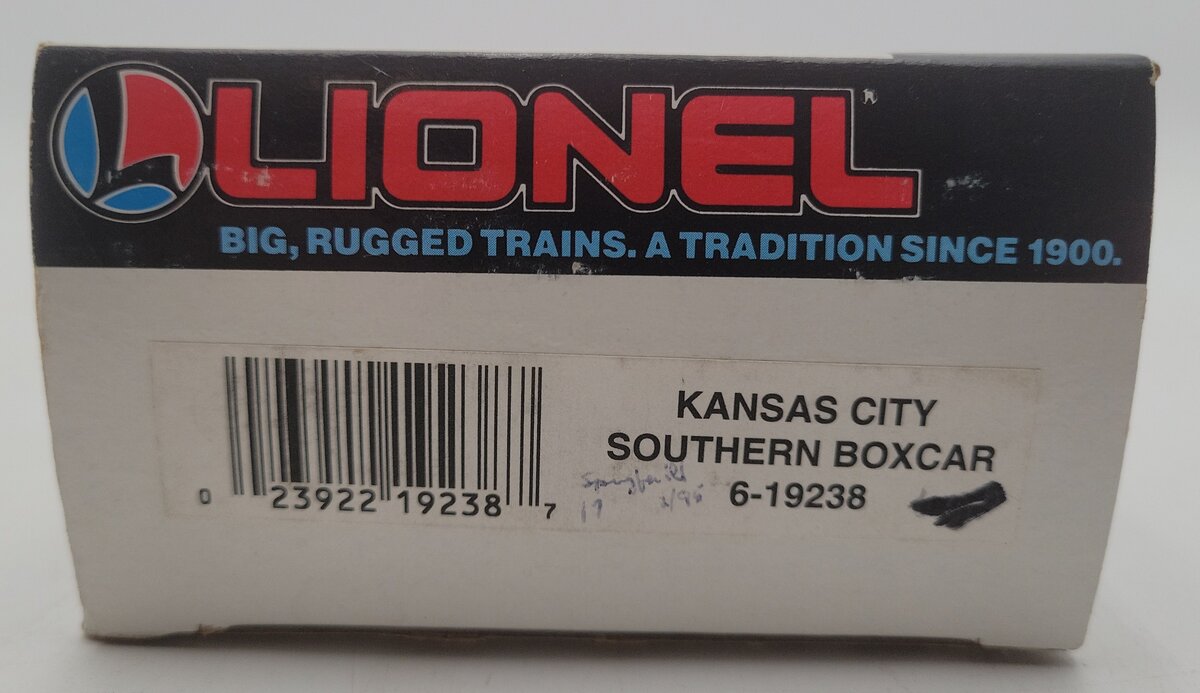 Lionel 6-19238 O Gauge Kansas City Southern Boxcar LN/Box