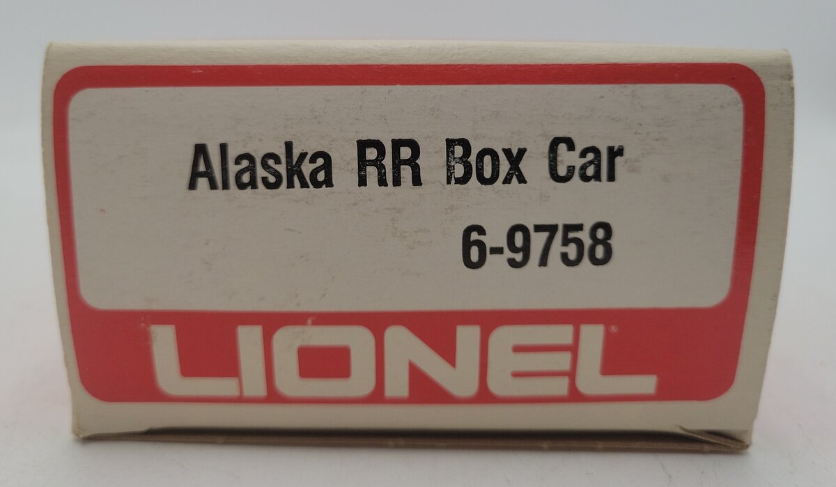 Lionel 6-9758 O Gauge Alaska Railroad Boxcar EX/Box