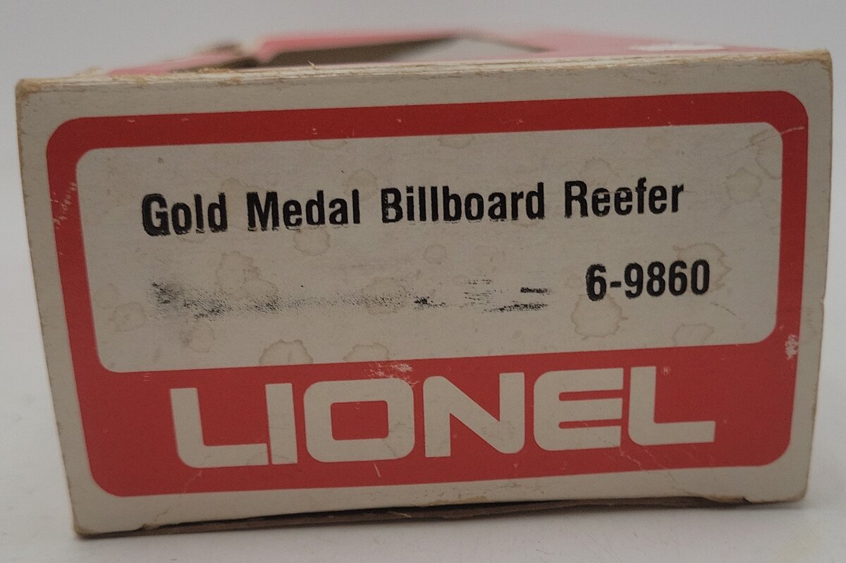 Lionel 6-9860 O Gauge Gold Medal Flour Billboard Reefer Car LN/Box