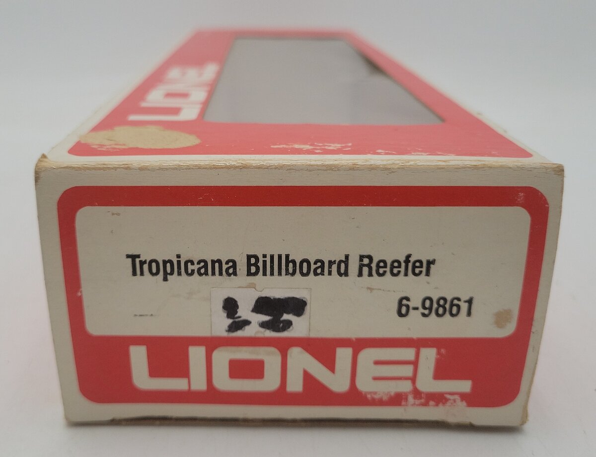 Lionel 6-9861 O Gauge Tropicana Billboard Reefer Car LN/Box