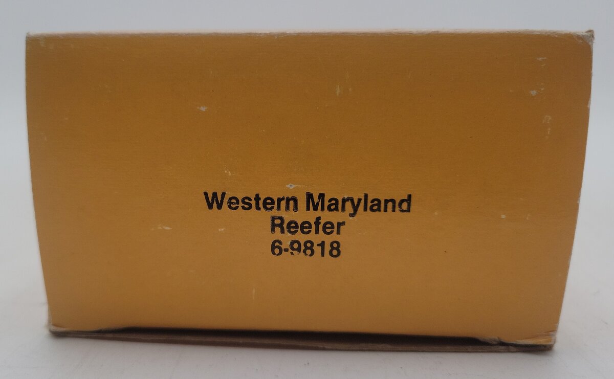Lionel 6-9818 O Gauge Western Maryland Reefer Car EX/Box