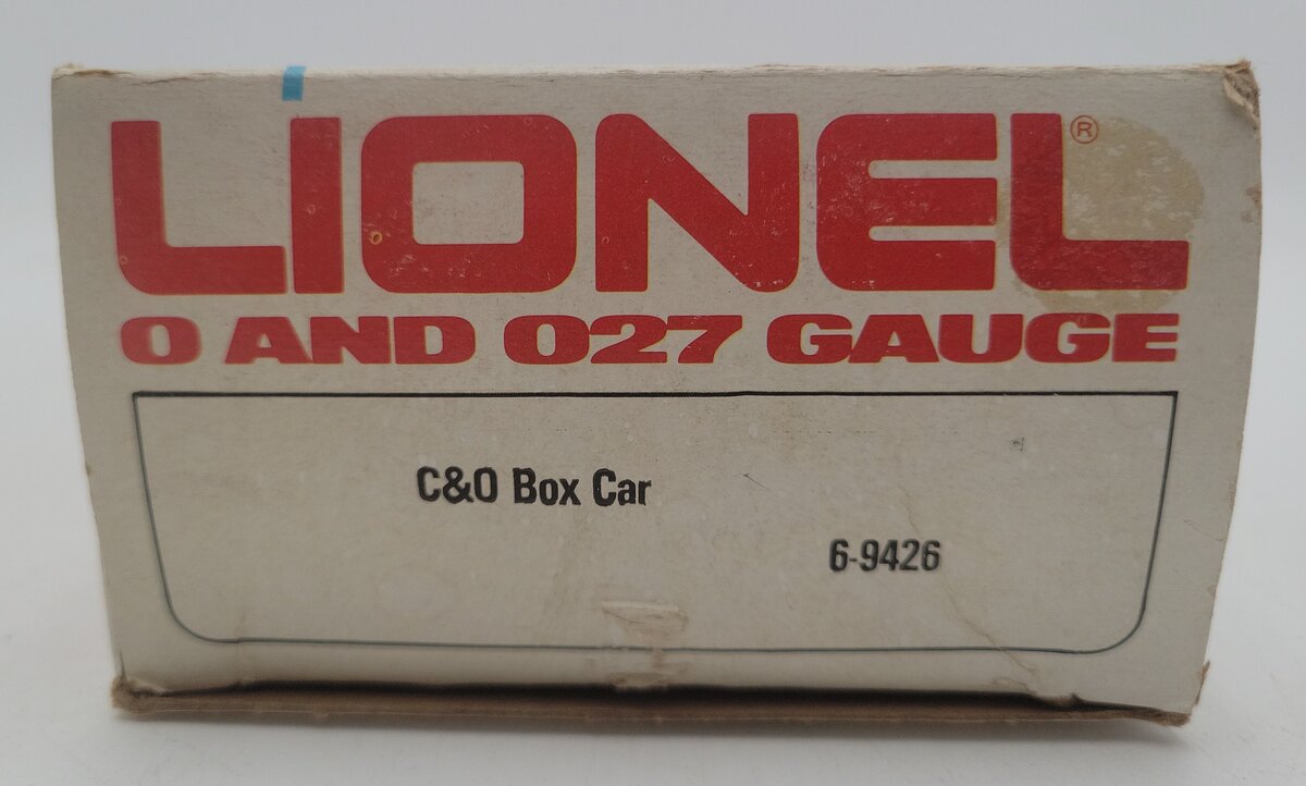 Lionel 6-9426 O Gauge Chesapeake & Ohio Boxcar #9426 EX/Box