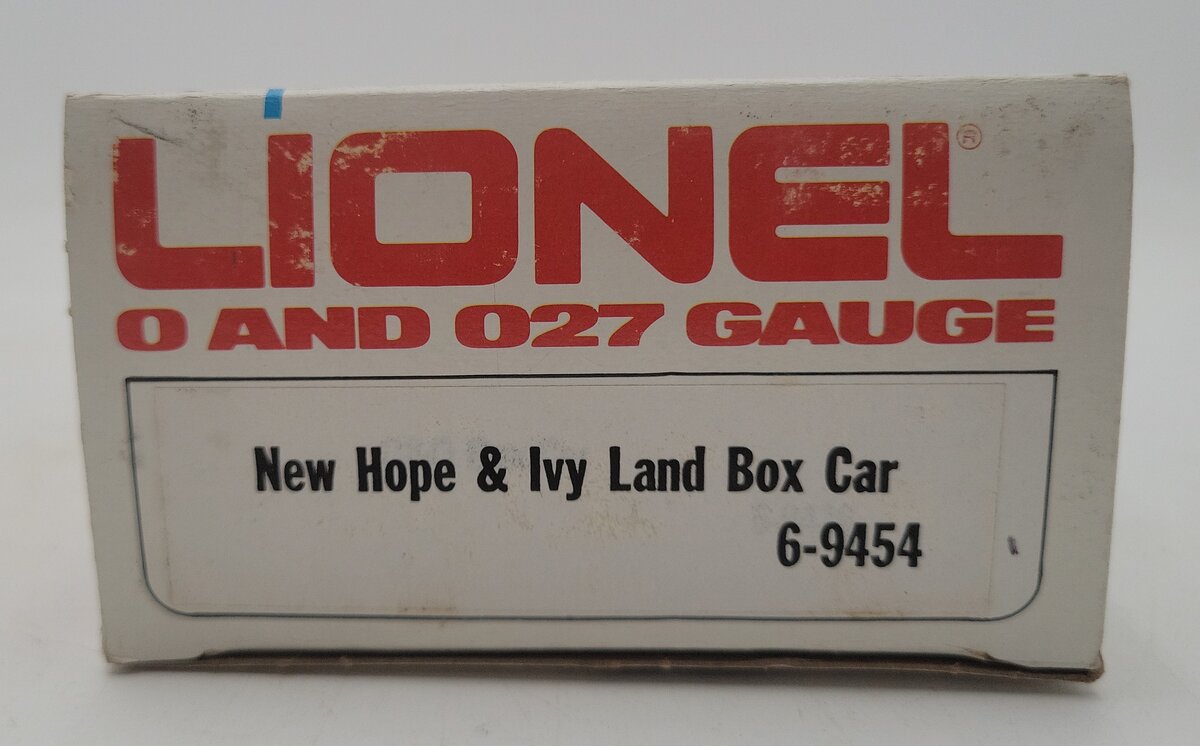 Lionel 6-9454 O Gauge New Hope & Ivyland Boxcar #9454 EX/Box