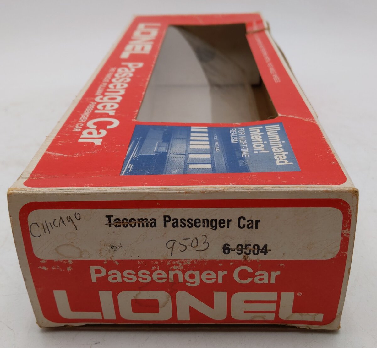 Lionel 6-9504 O Gauge Milwaukee Road "City Of Tacoma" Coach Car #9504 EX/Box