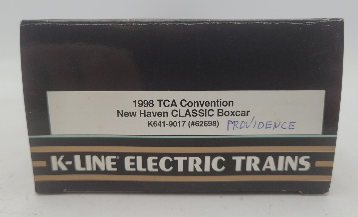 K-Line K641-9017 O Gauge TCA 1998 New Haven Convention Boxcar EX/Box