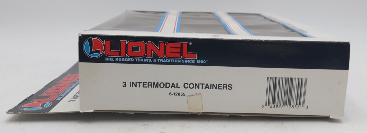 Lionel 6-12855 O / O27 Gauge Intermodal Containers (Set of 3) EX/Box