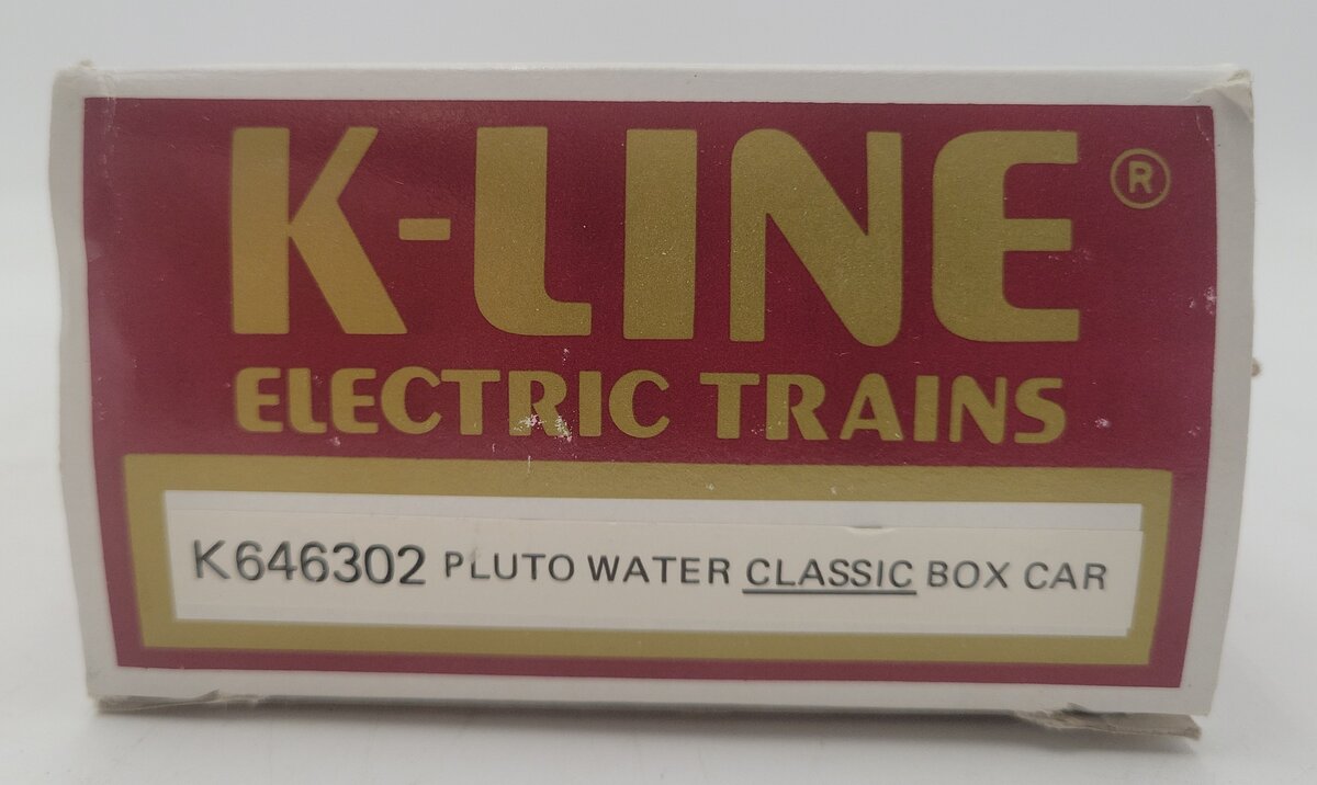 K-Line K646302 O Gauge NADX "Pluto Water" Classic Box Car #646302 EX/Box