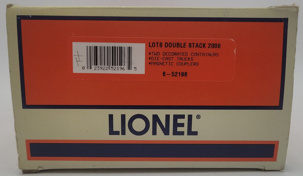 Lionel 6-52196 O Gauge Canadian Pacific Rail Double Stack Unit #524115 EX/Box