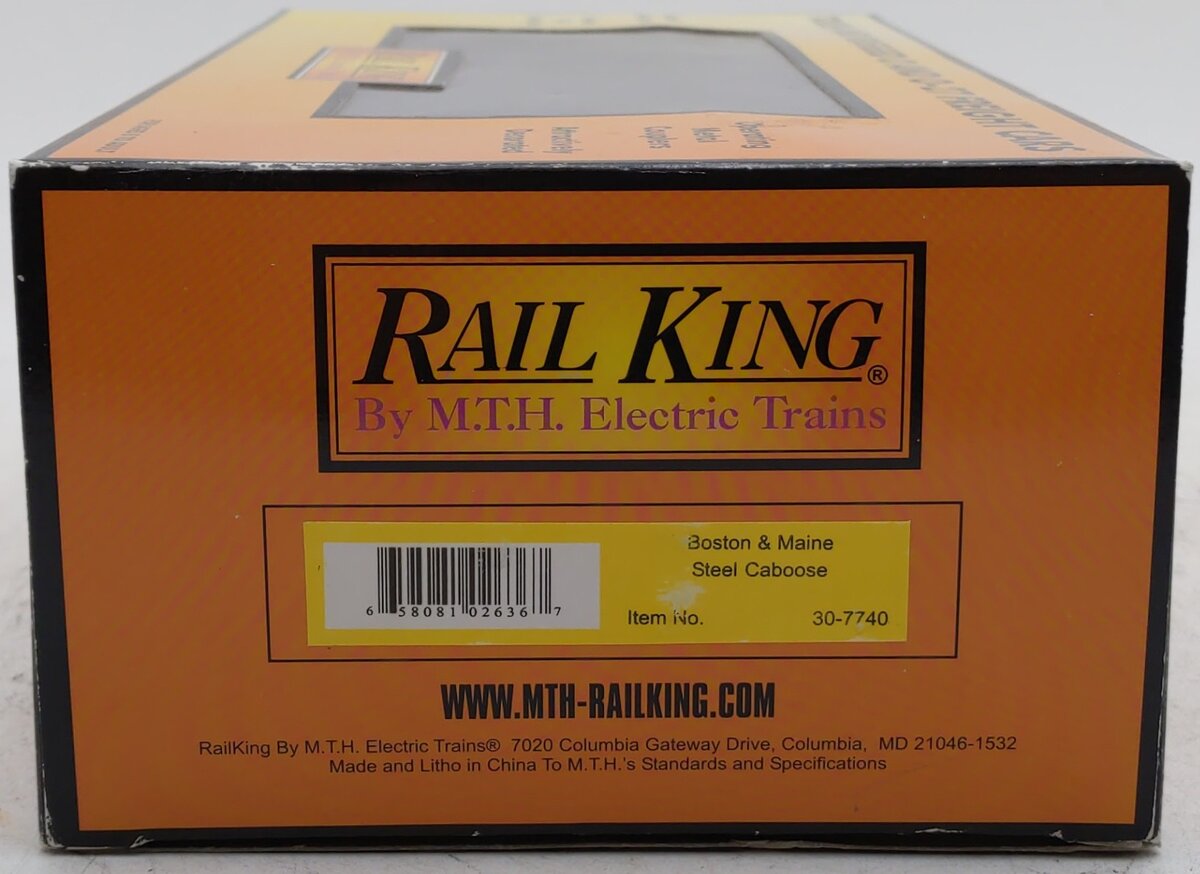 MTH 30-7740 Boston & Maine Steel Caboose #433 LN/Box