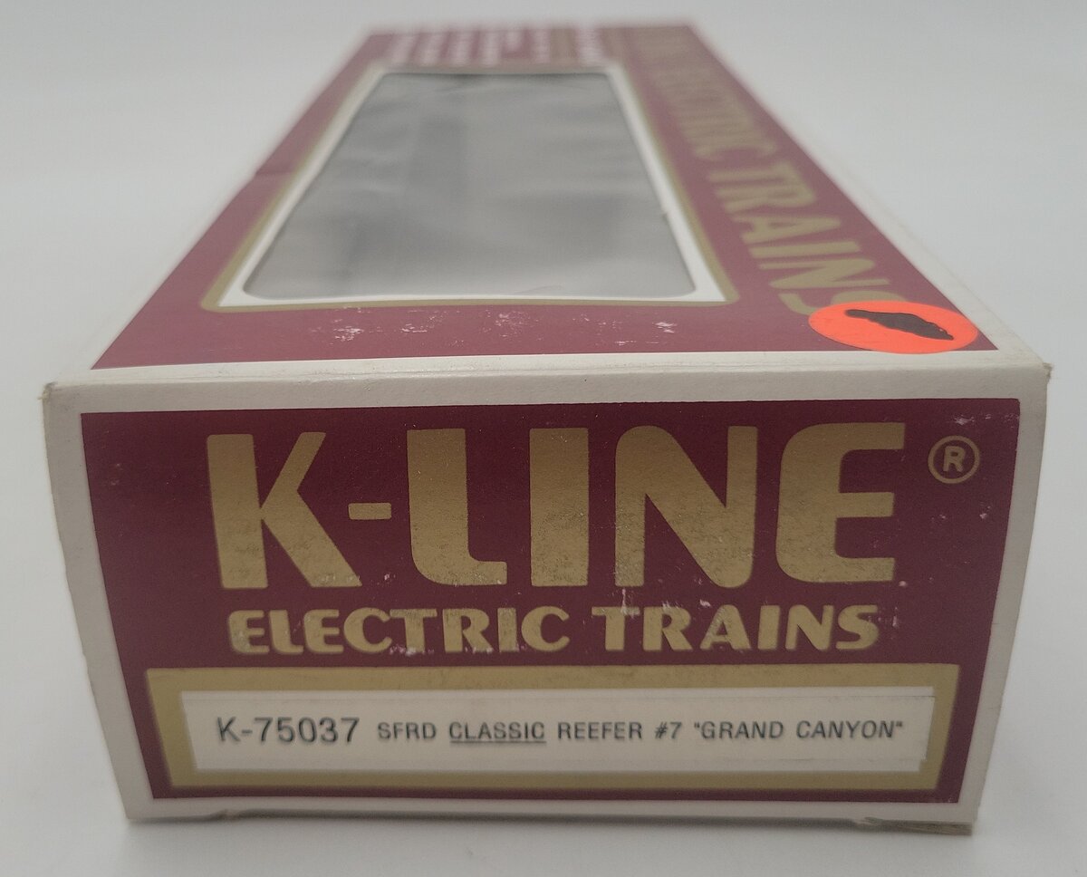 K-Line K75037 O Gauge Santa Fe Classic Reefer #7 Grand Canyon EX/Box