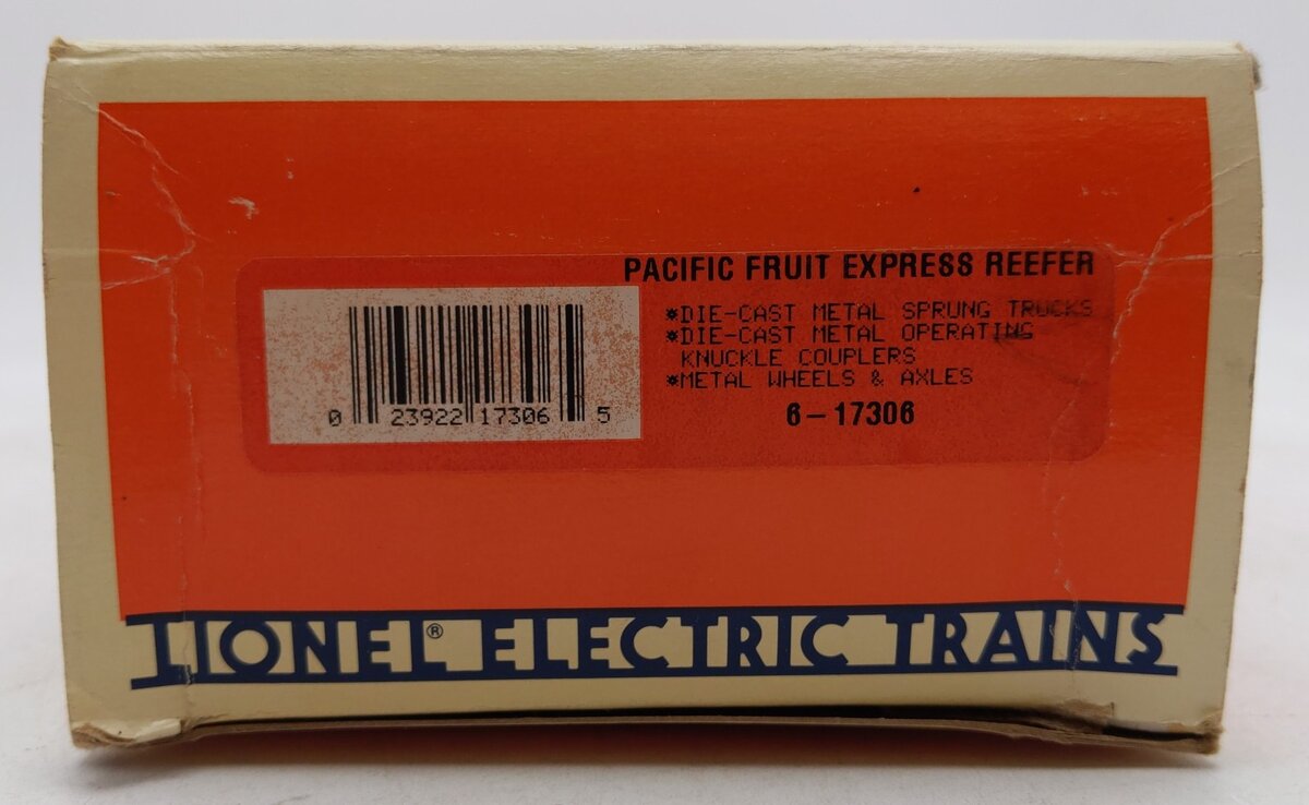 Lionel 6-17306 O Gauge Pacific Fruit Express Reefer Car #459401 EX/Box