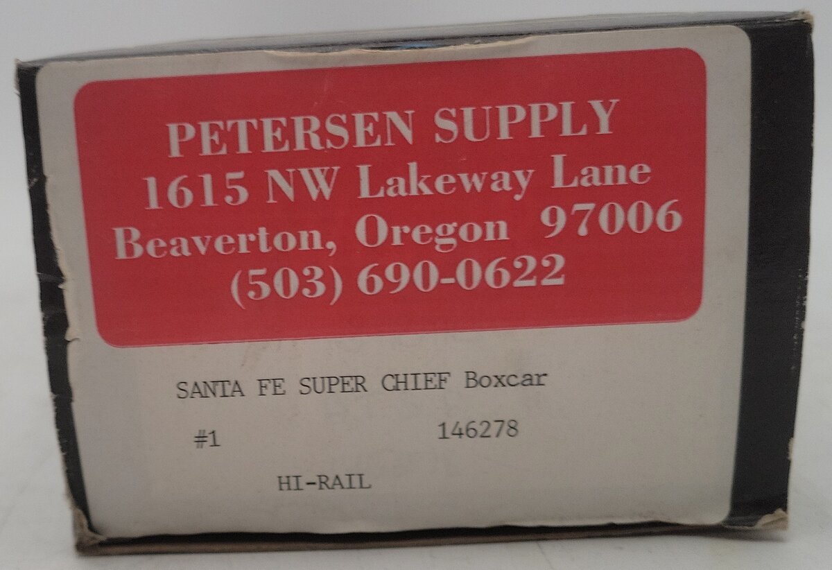 Weaver 146287 O Scale Santa Fe Super Chief Boxcar (3-Rail) EX/Box