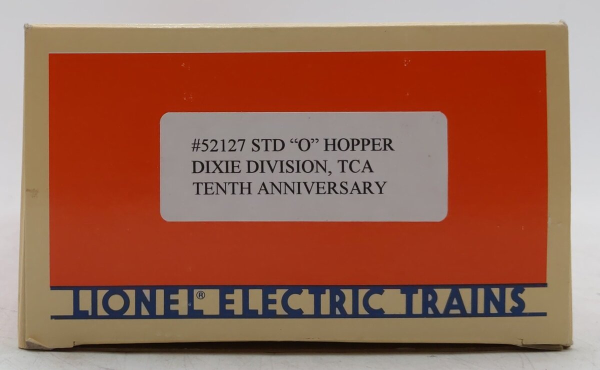 Lionel 52127 O Gauge TCA Tenth Anniversary Dixie Division Hopper #360997 VG/Box
