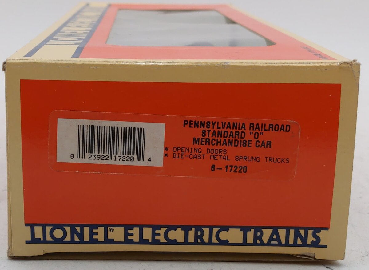 Lionel 6-17220 O Gauge Pennsylvania Railroad Standard Merchandise Boxcar #17220 EX/Box