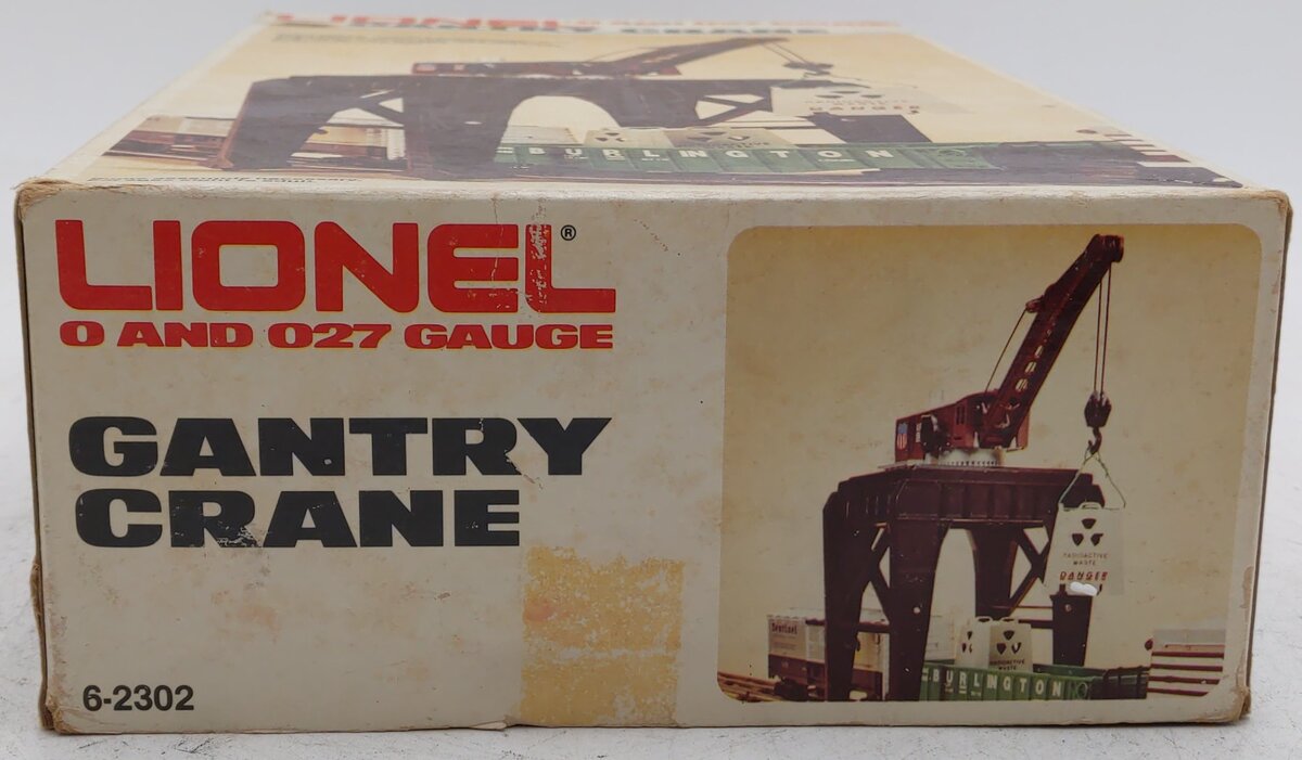 Lionel 6-2302 O Gauge Union Pacific Manual Gantry Crane/Box