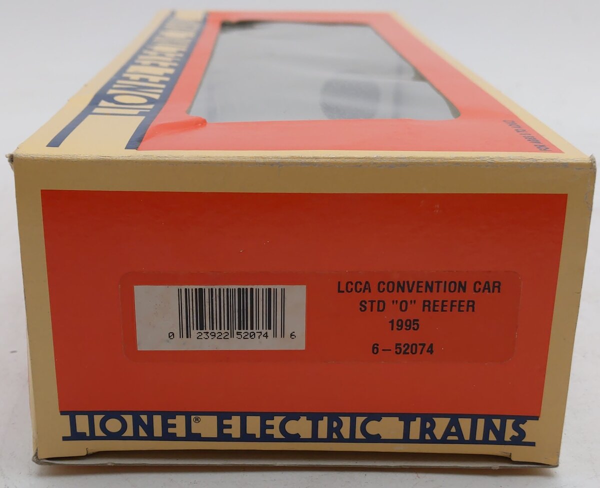 Lionel 6-52074 O Gauge IBP LCCA-1995 Convention Reefer Car #197095 EX/Box