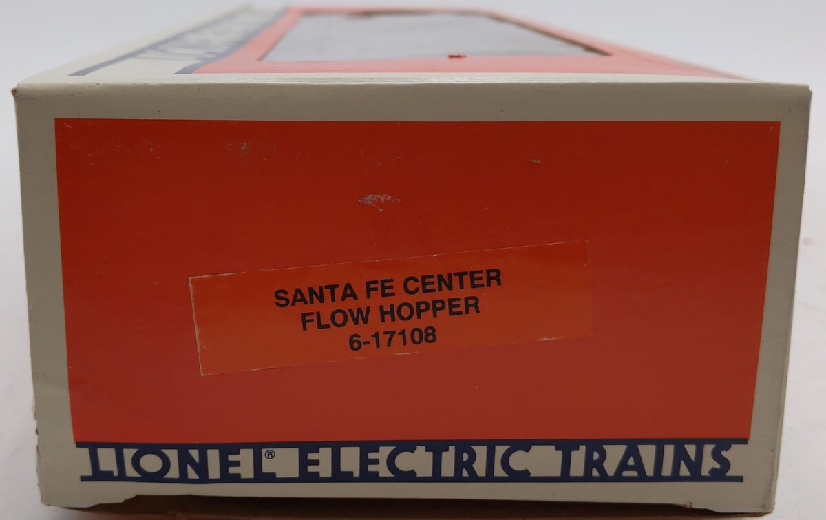 Lionel 6-17108 O gauge Santa Fe Center Flow Hopper Car #17108 EX/Box