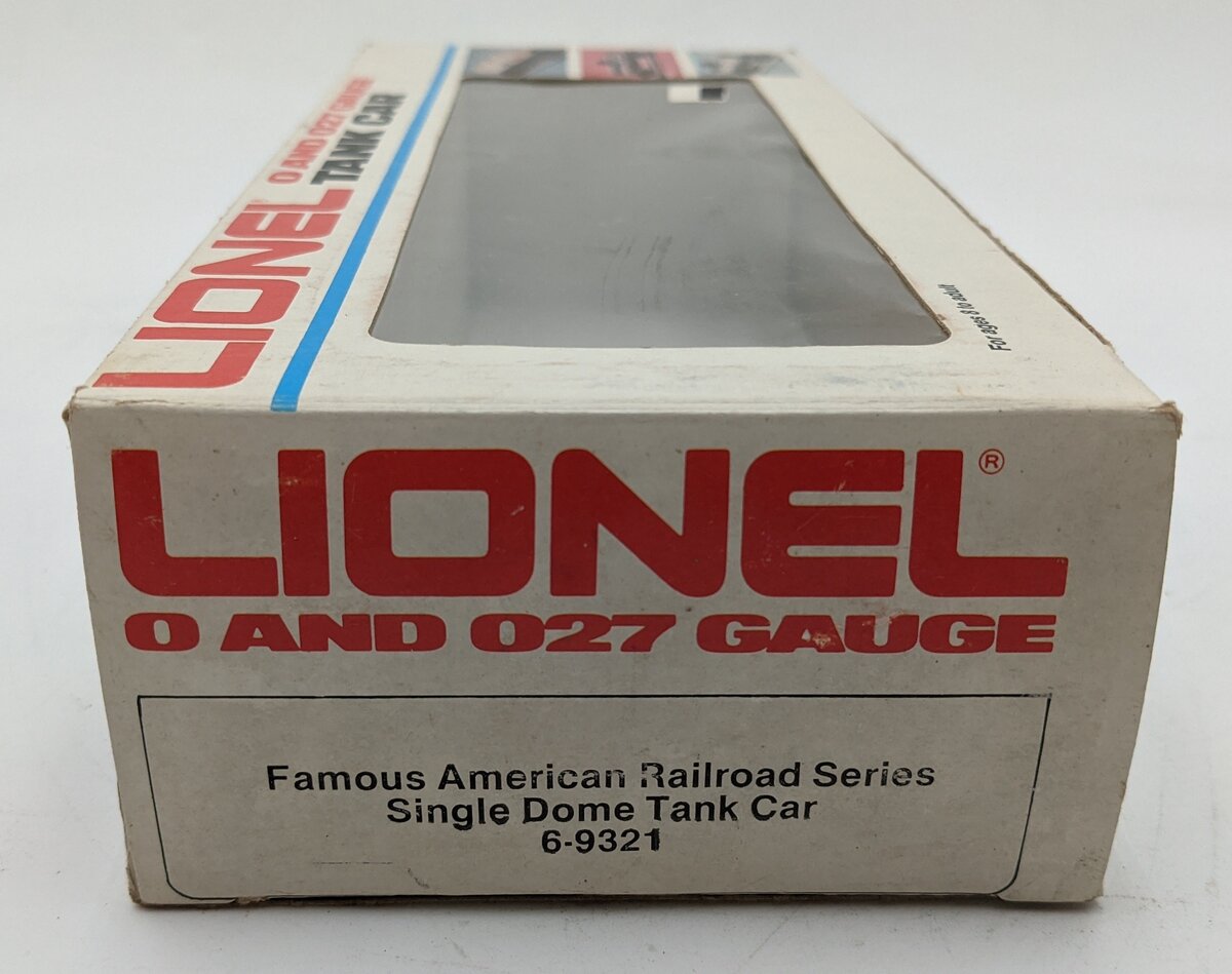 Lionel 6-9321 O Gauge Atchison Topeka & Santa Fe Single Dome Tank Car VG/Box