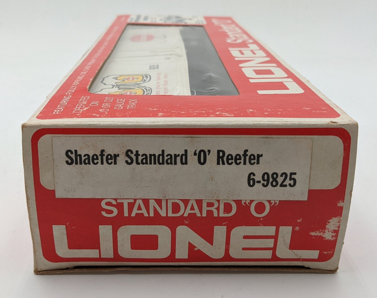 Lionel 6-9825 O Gauge Schaefer Reefer Car #9825 EX/Box