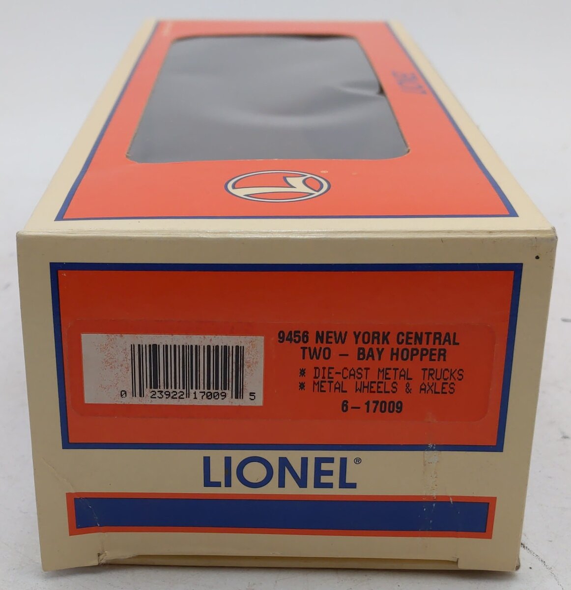 Lionel 6-17009 O Gauge New York Central 2-Bay Hopper Car EX/Box
