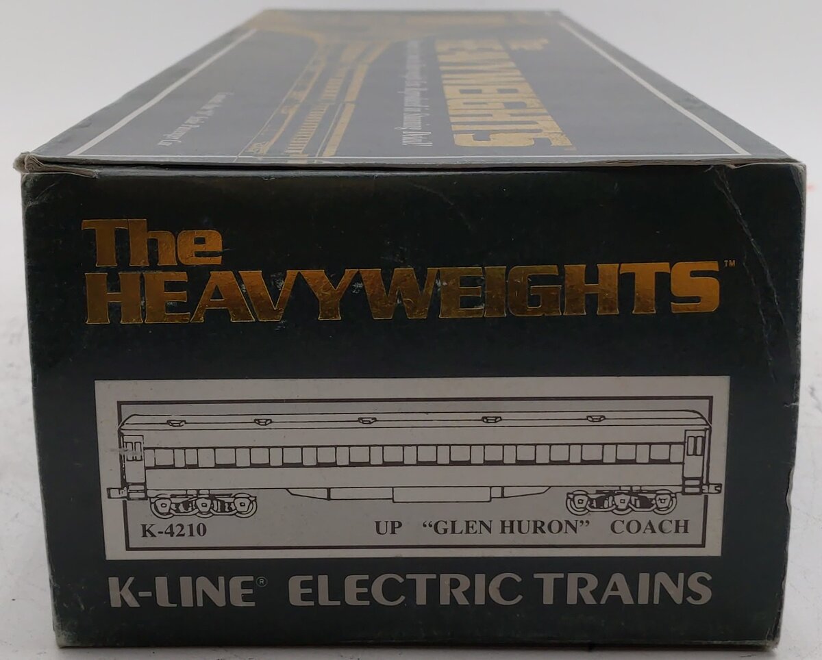 K-Line K-4210 O Union Pacific "Glen Huron" Heavyweight Coach Car #4210 EX/Box