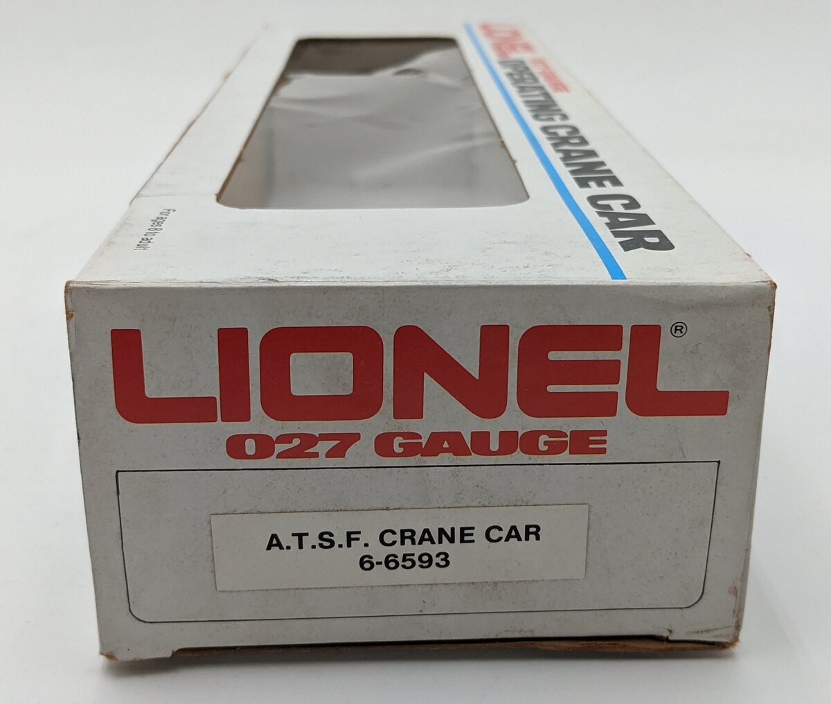 Lionel 6-6593 O Gauge Santa Fe Crane Car #6593 EX/Box