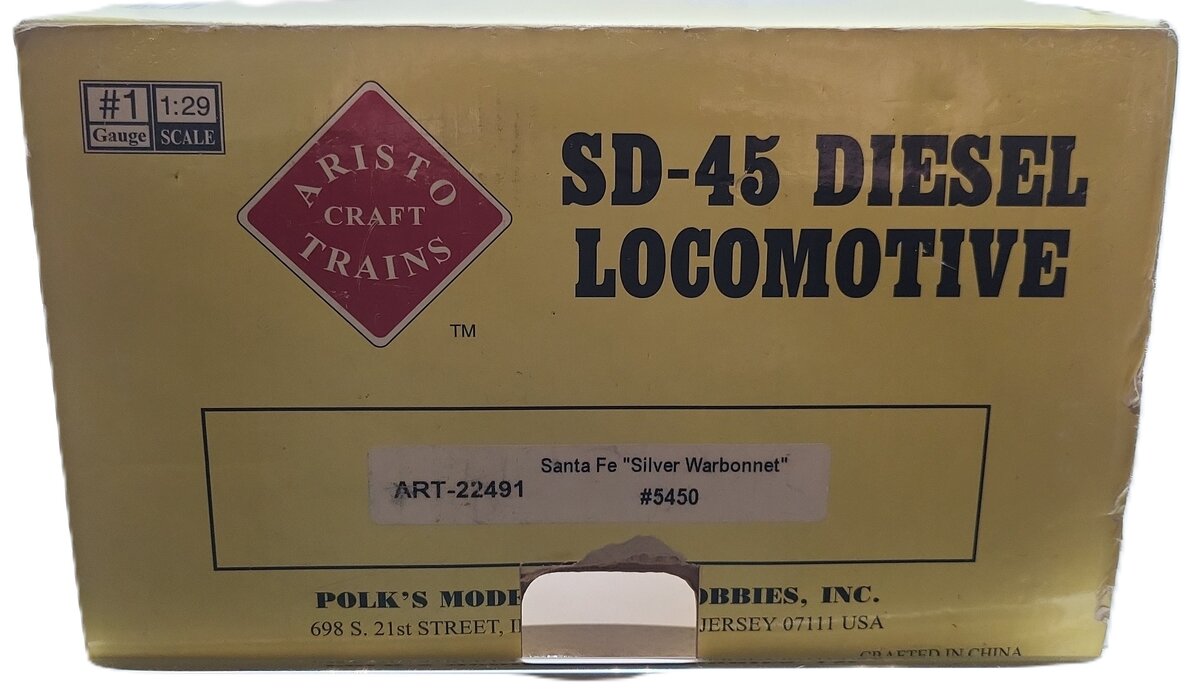 Aristo-Craft 22491 Santa Fe SD45 Diesel Locomotive EX/Box