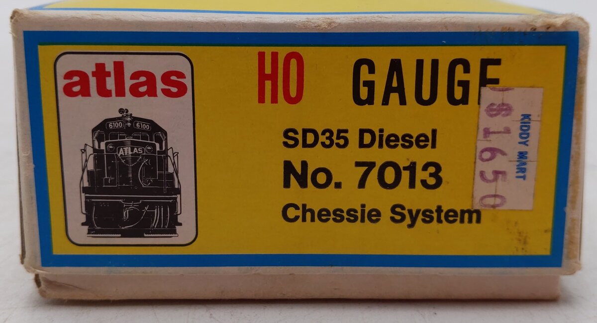 Atlas 7412 HO B&O Chessie Diesel Locomotive VG