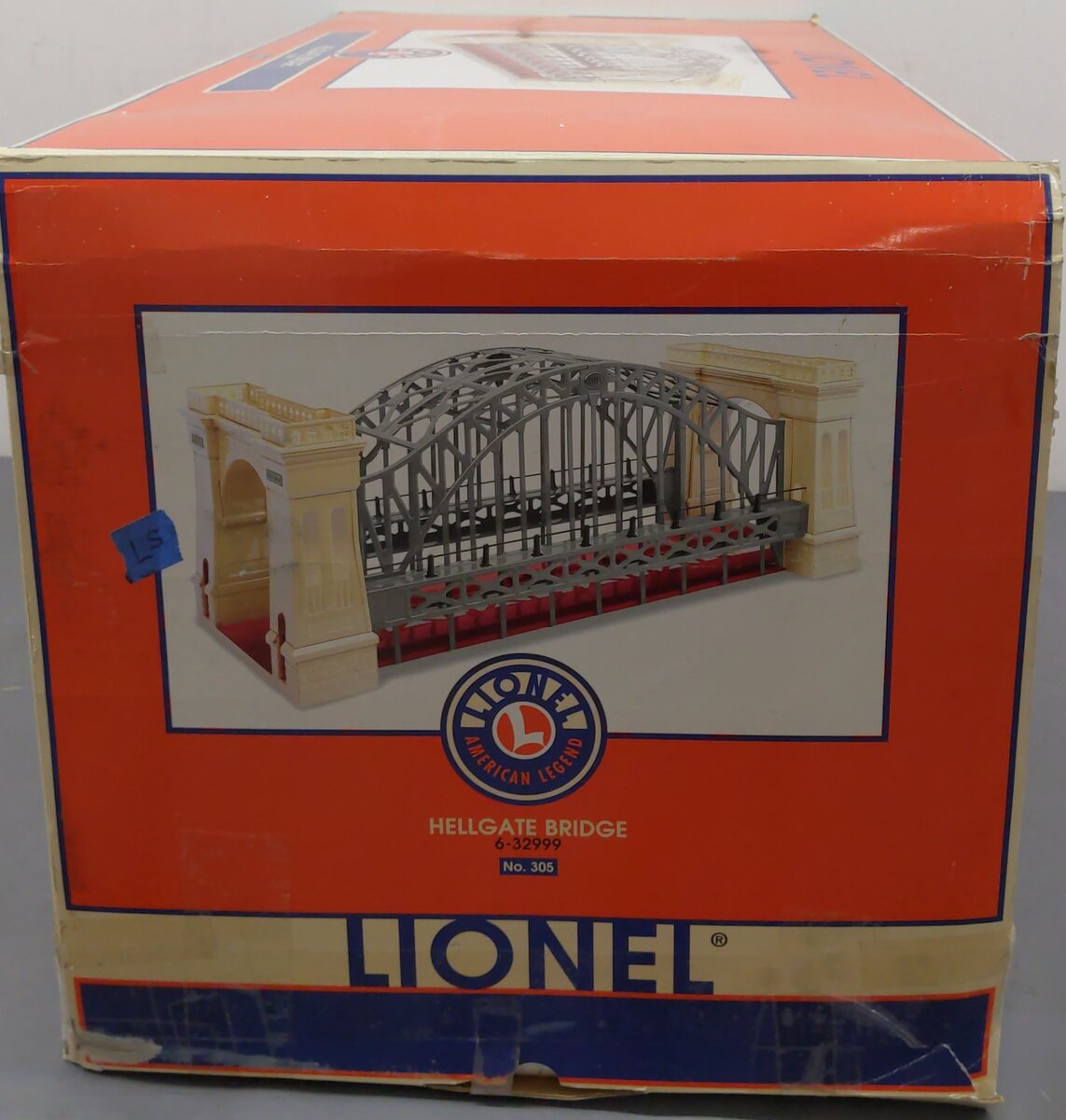 Lionel 6-32999 Standard Gauge Hellgate Bridge (Red and Cream) EX/Box