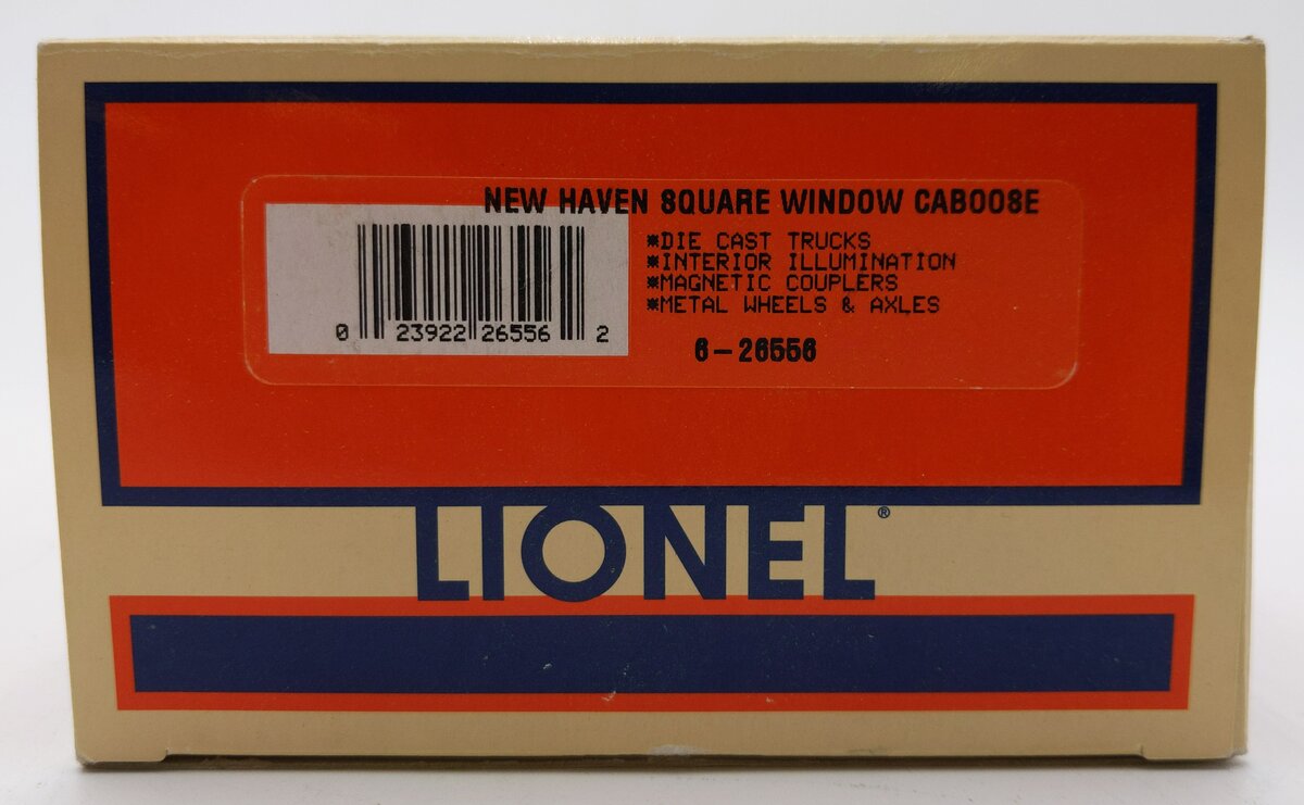 Lionel 6-26556 O Gauge New Haven Square Window Caboose #C701 EX/Box