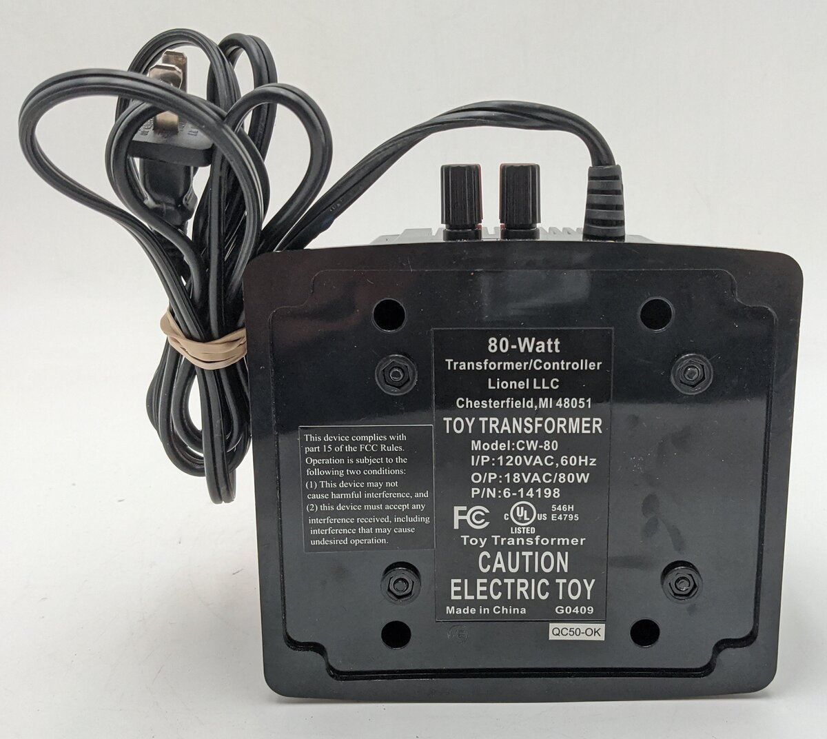 Lionel CW-80 80 Watt Transformer EX