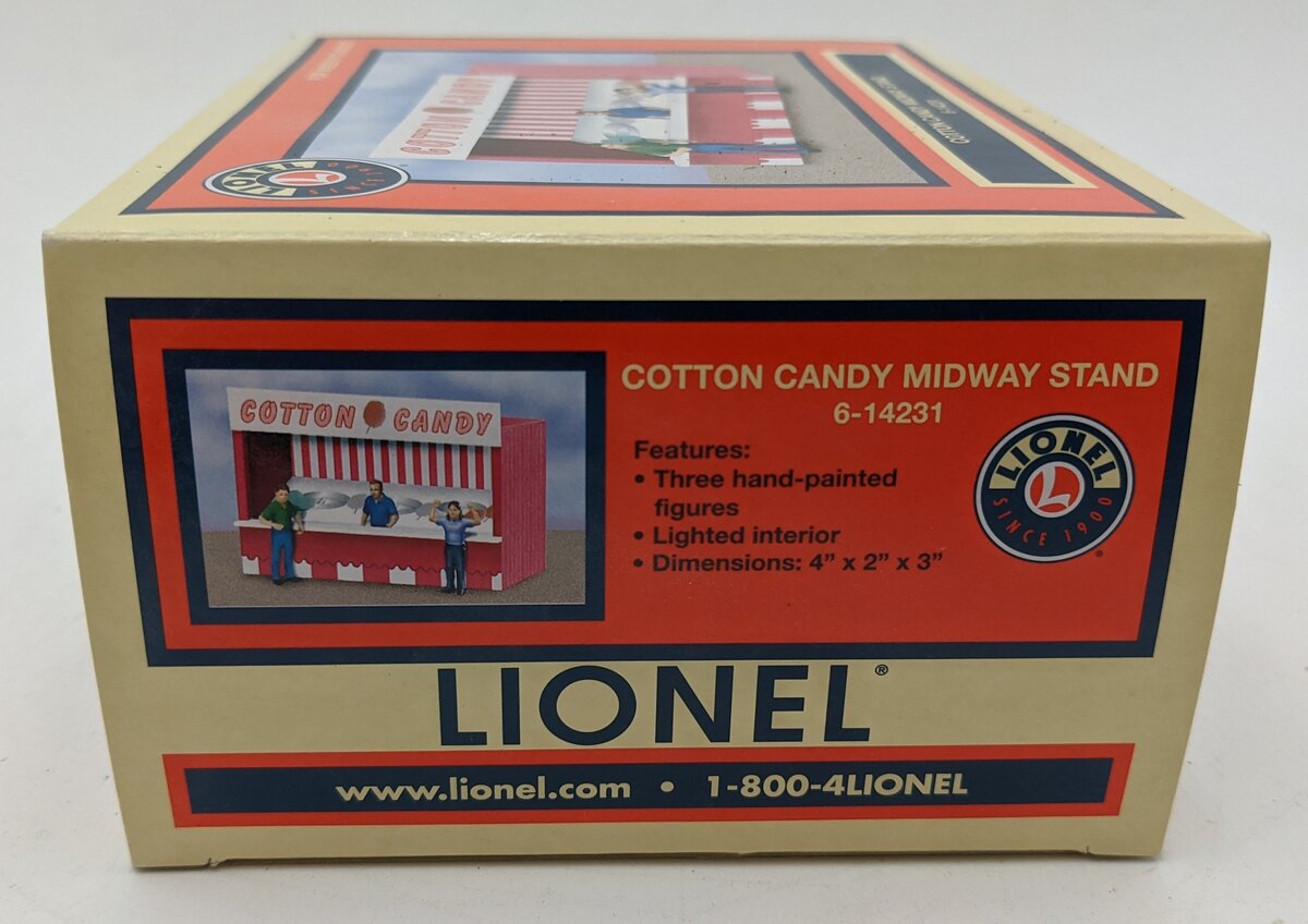 Lionel 6-14231 O Scale Cotton Candy Midway Booth EX/Box