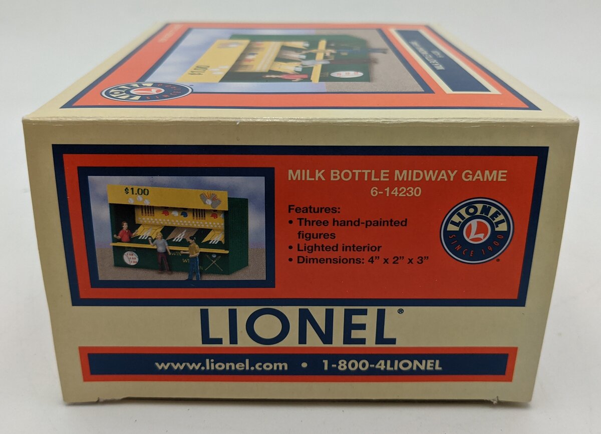 Lionel 6-14230 O Gauge Milk Bottle Midway Game EX/Box