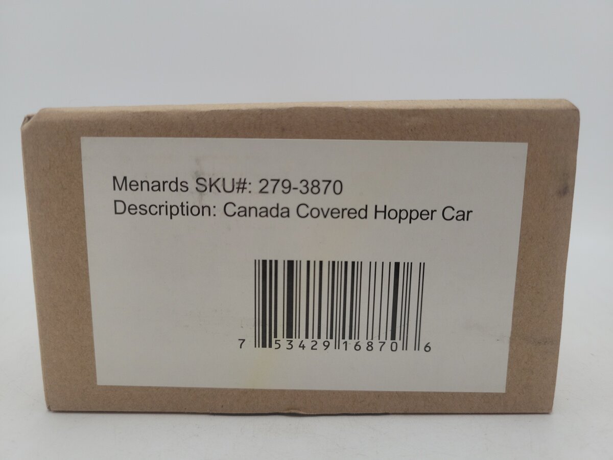 Menards 279-3870 O Scale Canada Covered Hopper Car #7730 EX/Box